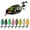 F, variant on Fishing Double Propeller Legs Frogs Lures Baits Plastic Hard Single Hook 5.7g/3.5cm Topwater Swimbaits Artificial Baits