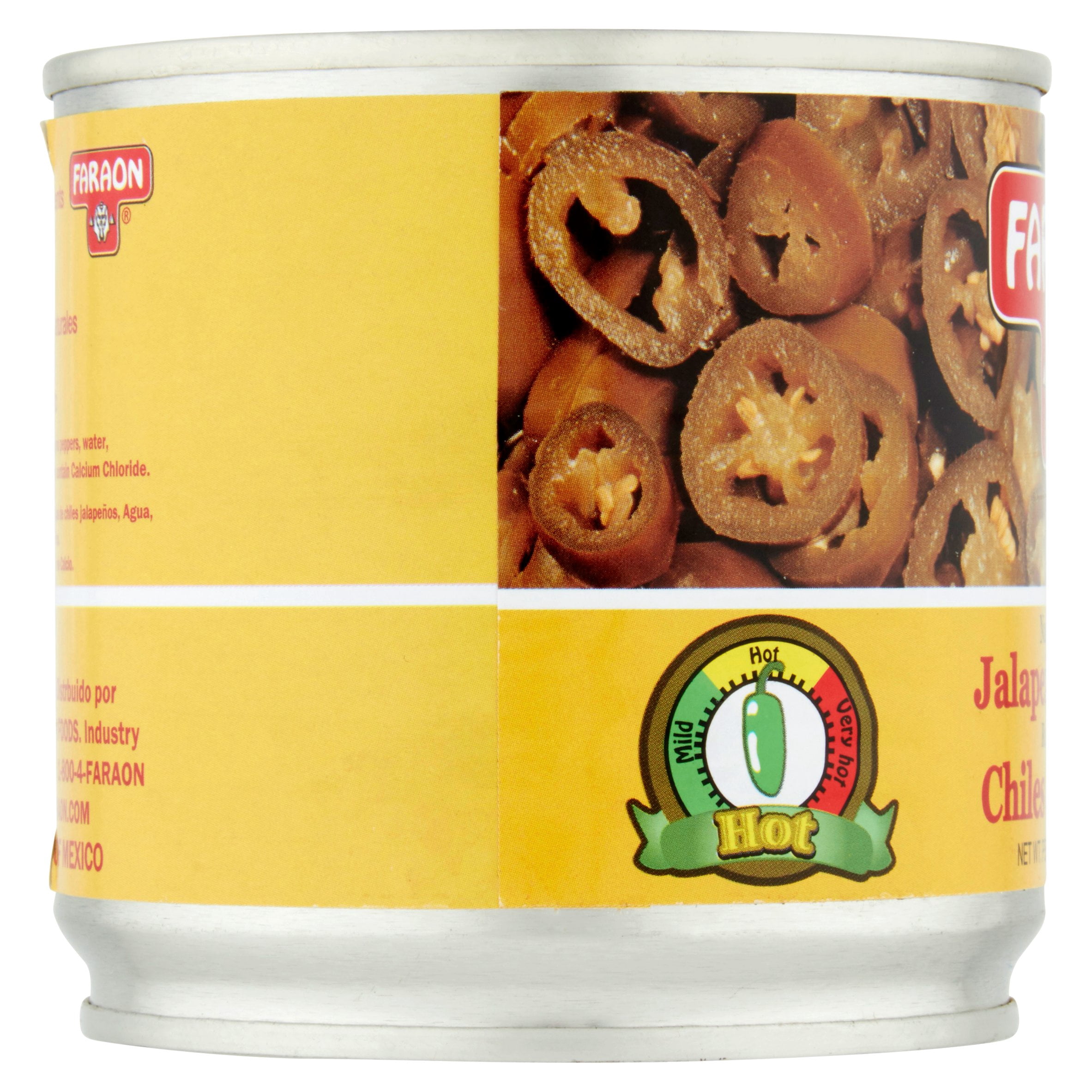 Faraon Nacho Sliced Jalapeno Peppers, 12 Oz