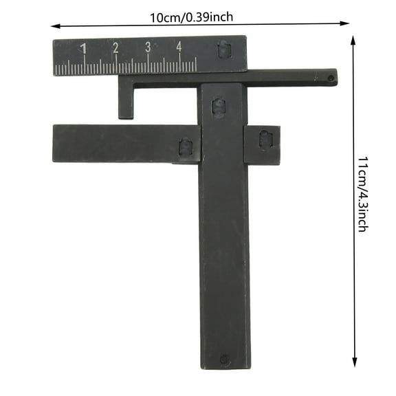 Carburetor Float Level Gauge Metric Display 0‑40mm Adjustable Steel for Most Motorbikes