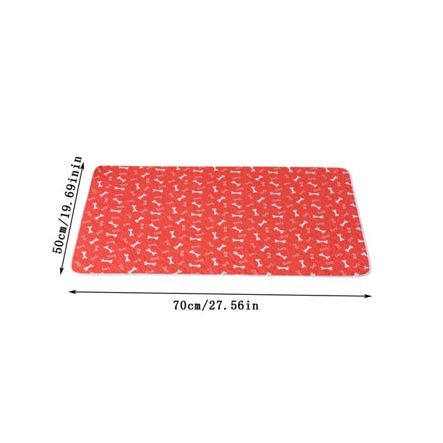 Rvkxad Reusable Pee Pad, Leak Proof Odor Control Washable Dog Training Mat, Pet Urine Pad, House Training Mat