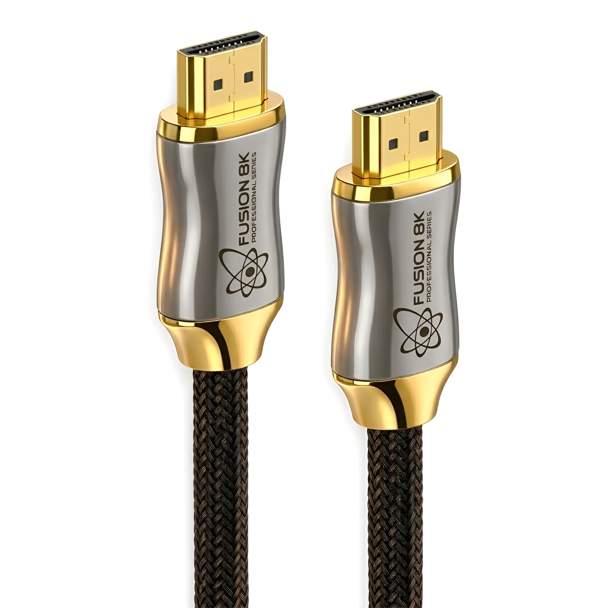 Fusion8K HDMI 2.1 Cable 6ft - Certified 48Gbps 8K 4K 120Hz, Nylon Braided for PS5 Xbox Series X, HDR eARC VRR ALLM, Black