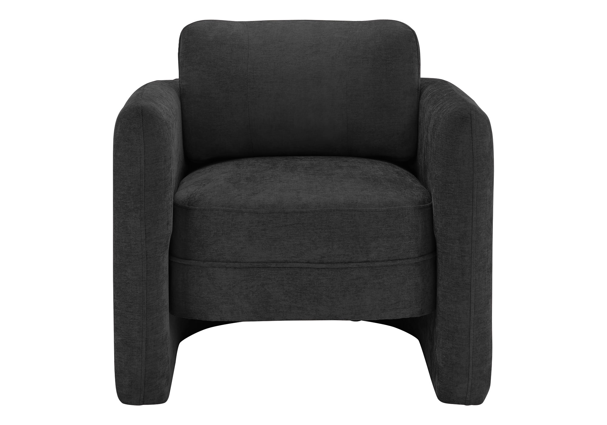 Monarch Specialties - I 8096 Accent Chair, 32"H, Upholstered, Living Room, Bedroom, Black Fabric
