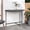 Gray, variant on vidaXL Outdoor Side Table Patio Balcony Garden Porch Deck End Table PE Rattan