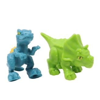 Jurassic World Bite Club Triceratops Dinosaur Figure, 4-inch