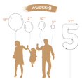 thumbnail image 3 of Globos decorativos para fiestas, Wuokkig Jungle Safari, cumpleaños, 3 of 7