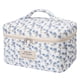 thumbnail image 1 of Bolsa de maquillaje Gosect Floral Coquette Aesthetic Blue Peacock, 1 of 6