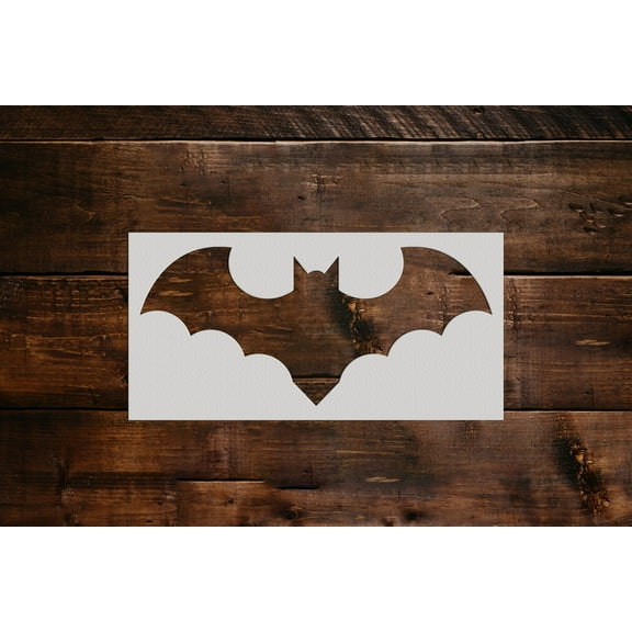 Bat Stencil - Art and Wall Stencil (3"x9")
