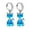 Blue, variant on yuehao accessories earrings fashion earrings stainless steel round earrings women creative earrings diamond dangling earrings for women blue