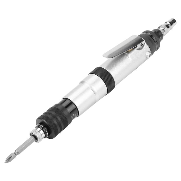 Mini Asidero Semiautomático Tipo Embrague Aire Recto 1/4 Destornillador Neumático 1000 Rpm Para Industria Ligera, Reparación De Hardware, Con Momento Eficiente De Ajuste De