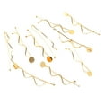 thumbnail image 2 of 10pcs Metal Waced Design Pins Pinzas para el cabello Pinzas para el cabello Colcomx Pinza de pelo de moda para mujer, 2 of 8