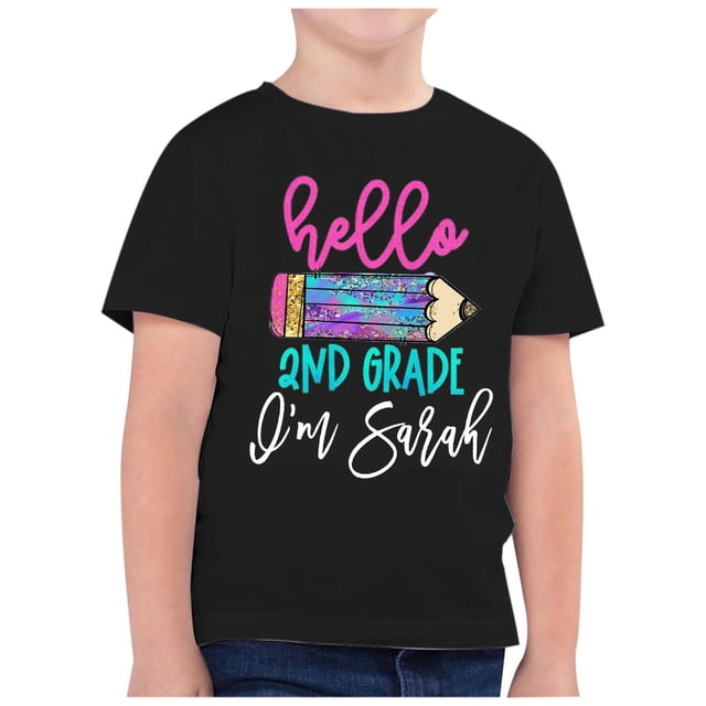 TZEWGL Chemise Décontractée pour Nouveau-Né, Saison de Rentrée Scolaire, Col Rond Imprimé, Manches Courtes, Taille 3-4T