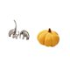 thumbnail image 5 of Estatua de elefante,Estatuas de elefantes de cerámica,figuras de elefantes,decoración,Almohadas de calabaza de Halloween,Almohadas de calabaza de Halloween Decoración del hogar Suave,Cojines, 5 of 8