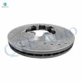 thumbnail image 4 of Set of 8 Front 280mm Drilled Slotted Brake Disc Rotors-Ceramic Brake Pad Kit-Wheel Hub Bearing Assembly For 2004-2008 Chevrolet Colorado with Sport (ZQ8) Suspension, 4 of 10