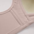 thumbnail image 3 of Aezemi Womens Front Closure Bras Plus Size Push up Wireless Lightweight Supportive Brassiere Older Women V Neck Thick Straps Comfy Everyday Bralette with No Underwire 40, 3 of 9