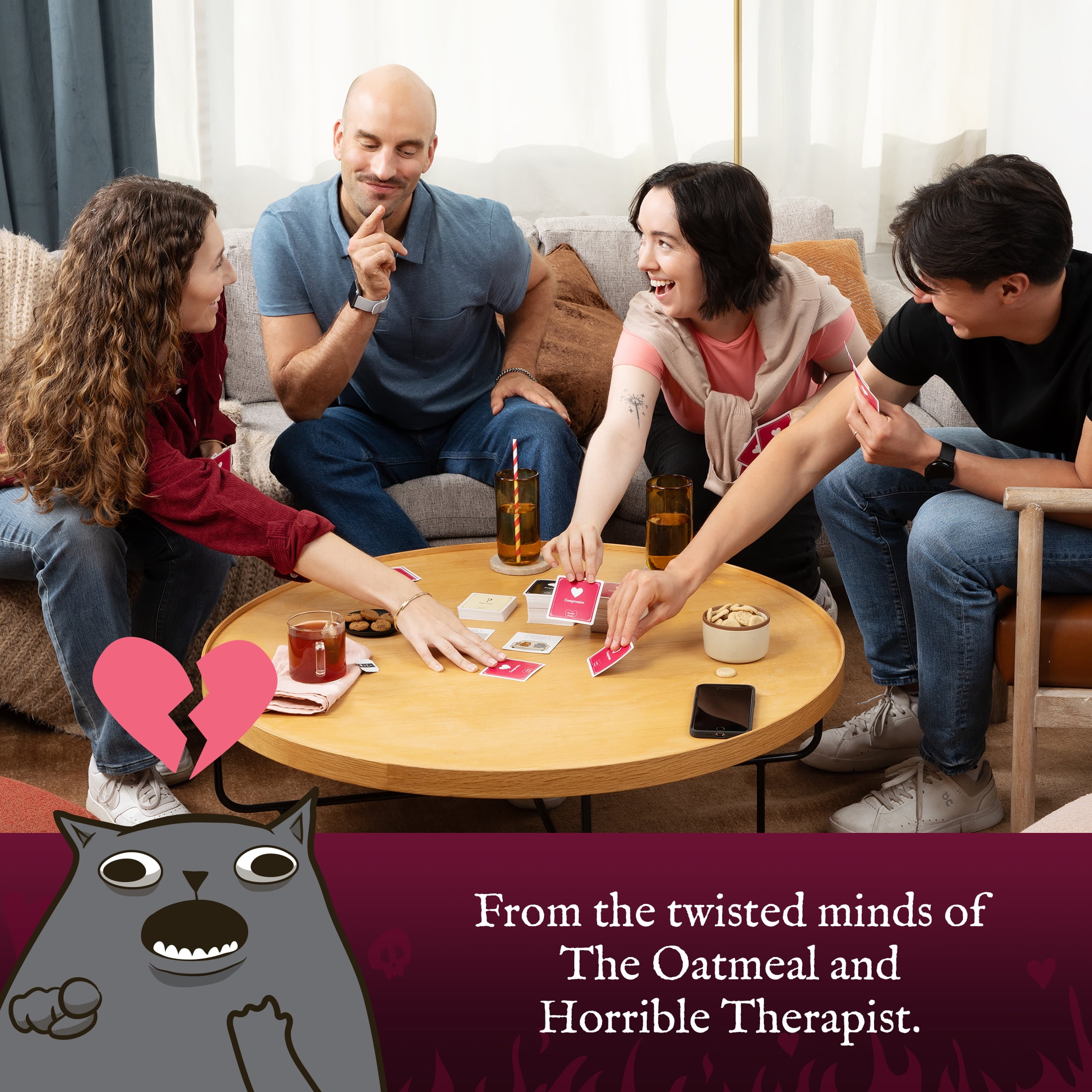Horrible Couple – Party Game For 2-8 Players, From The Creators of Horrible Therapist | A Funny Game Night with Friends, Card Game for Adults On Date Night, Anniversary Gift