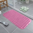 thumbnail image 2 of 1Pc Rectangular Bathtub Mats for Shower Tub Non-Slip Bath Mat Extra Long Shower Mat,Bath Tub Mat for Bathroom with Machine Washable,BPA Free,Antis Fall Suction Cup Floor Mat Bathroom Massage Foot Mat, 2 of 6