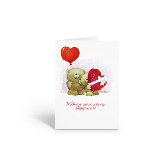 Wishing You Happiness - 12 Valentines Day Cards & Envelopes - 18023