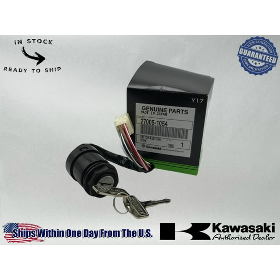 Kawasaki Genuine OEM Authentic 82-01 KE 100 Ignition Switch 27005-1054