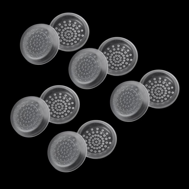 5x 2x Controlador analógico de silicona Thumb Stick Grips Cover para Play Accesorios de Reemplazo Yotijar Tapas de botones de la cubierta de la tapa del joystick