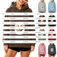 thumbnail image 3 of Pet Pouch Hoodie Womens Dog and Cat Carrier Hoodie Loose Fit Casual Cute Graphic Hooded Sweatshirt Winter Tops for Women Long Sleeve Pullover with Zipper Pouch Adjustable Opening, 3 of 5