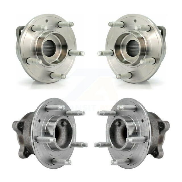 Kugel Front Rear Wheel Bearing & Hub Assembly Kit for Car Buick Verano Chevrolet Volt Cascada - Left Right Side (Driver Passenger) K70-101932