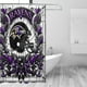 thumbnail image 3 of Cortina de ducha de secado rápido impermeable para baño Ravens, cortina de ducha con ganchos, decoración de fútbol americano, juego de cortinas de ducha para baño de plástico de 72 x 72 pulgadas, 3 of 8