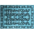 thumbnail image 1 of Ahgly Company Indoor Rectangle Oriental Light Blue Industrial Area Rugs, 8' x 12', 1 of 4