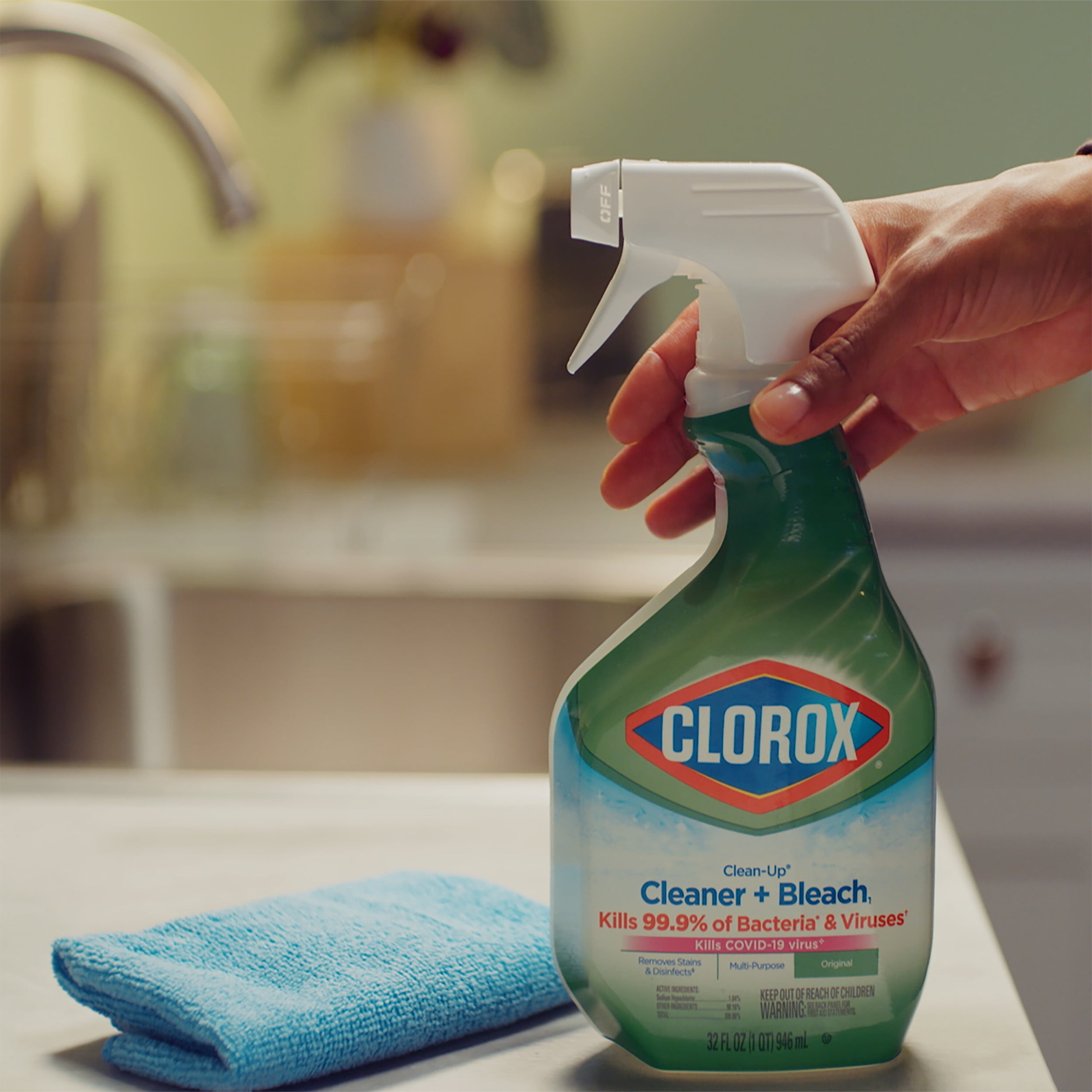 Clean-Up All Purpose Cleaner with Bleach; Spray Bottle; Fresh Scent; 32 oz,  1 Count - Kroger