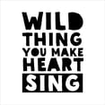 thumbnail image 2 of JC Designs 20x20 Gold Ornate Wood Framed with Double Matting Museum Art Print Titled - In Black And White Music IV-Wild Thing, 2 of 4