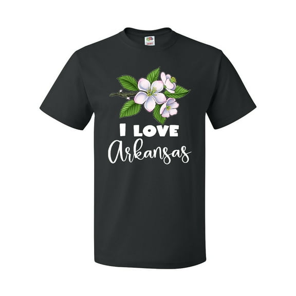 Inktastic I Love Arkansas Apple Blossom Flowers T-Shirt