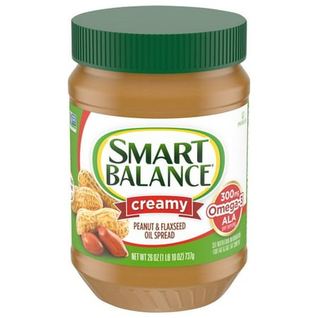 SMART BALANCE, RICH ROAST CREAMY PEANUT BUTTER & OIL BLEND