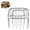 Clear*28, variant on Stainless Air Fryer Skewer Rack,28 Pin Square Flat Steel Kabob Rack with Lifter,For BBQ Vegetables Chicken Outdoor Grill,1PC,Clear