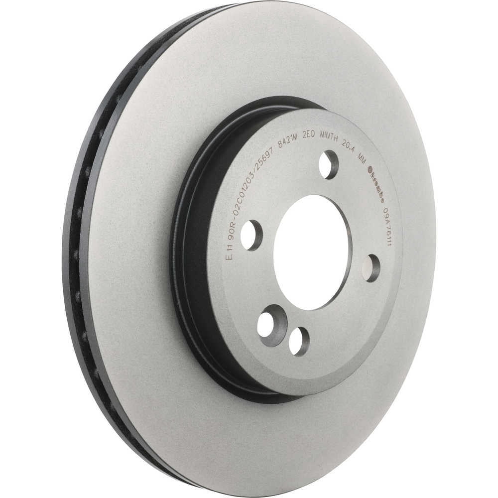 Brembo 09.A761.11 BRAKE ROTORS Fits select: 2013 MINI COOPER ROADSTER, 2014-2015 MINI COOPER