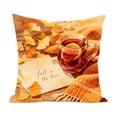 thumbnail image 2 of Fall Harvest Throw Pillow Covers 18x18 Inch, Printed Decorative Square Pillowcases, Farmhouse Holiday Cushion Covers for Couch Sofa Living Room Bedroom Outdoor Home Decor, 2 of 4