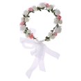 thumbnail image 2 of Diadema nupcial BLESIY flor decoración sombreros rosa, 2 of 8