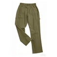 thumbnail image 5 of JUSLIO Womens Pants Zipper Multi Pocket Cargo Pants Stretchy Fashion Casual Comfort Waist Pants, 5 of 8