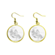 thumbnail image 1 of Dao la religión China ganado Lao - tzu Ear Dangle Golden Drop Earring Jewelry Mujer Unbranded M, 1 of 3