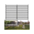 thumbnail image 1 of Qinaqin Hogar Decorativo Metal Garden Fence 10 or 15 Panels No Dig Con Gate Ideal Para Exterior Yard Patio Como Animal Barrier Rustproof Wire Panel (Horizontal) Temporary Dog, 1 of 7