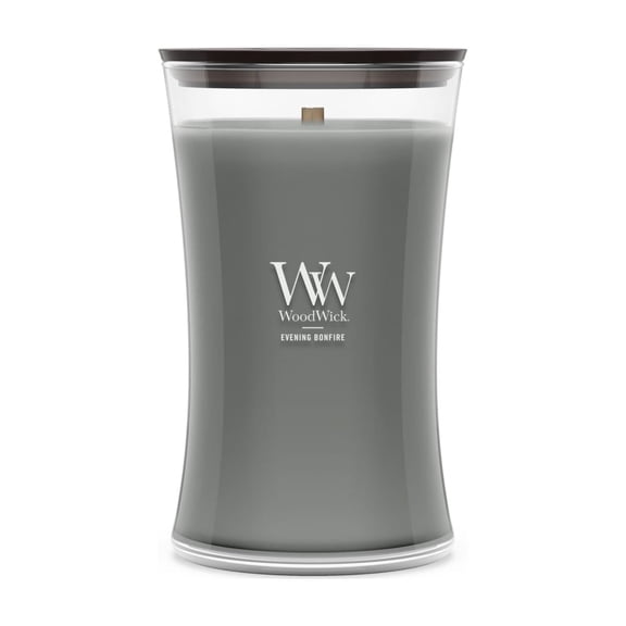 WoodWick Evening Bonfire Large Hourglass Candle