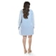 thumbnail image 3 of Vestido de mangas con relieve Roman Fashion /Tallas Extras, 3823 (Azul claro azul 40, 3 of 7