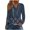 A16, variant on Hoodies for Women Floral Blouse Autumn Outfit Casual Long Sleeve Hooded Thin Sweatshits with Half Button Neck L