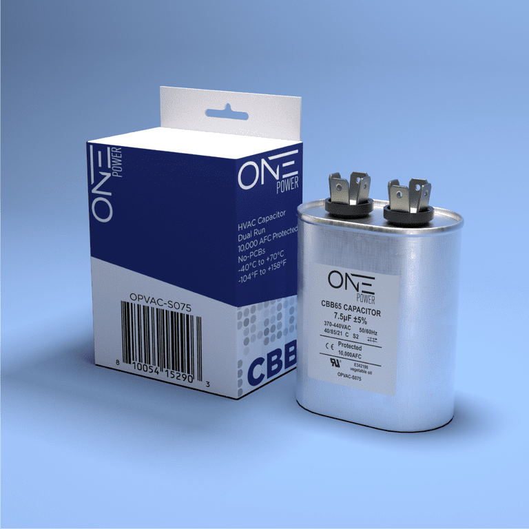 SEI COMPONENTS Rundmotor-Kondensator 35+7,5µF 440V AC – Für Klima & Lüfter