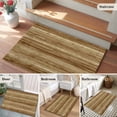 thumbnail image 5 of 2x3 Ft Entryway Area Rug, Vintage Western Kitchen Rug Runner Washable Floor Mat, Rustic Farmhouse Wooden Grain Barn Door Non Slip Indoor Door Mat Throw Carpet for Bathroom Living Room Bedroom, 5 of 8