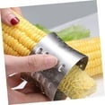 thumbnail image 4 of Clearance Corn Peeler under $5,Corn Stripper Cutter 2Pcs Stainless Steel Corn Scraper Pitter Corer Peeler Corn Stripping Tool Circular Corn Threshing Tool Kitchen Corn Peeler, 4 of 9