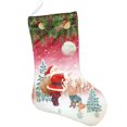 thumbnail image 1 of Adornos Navideños Para Colgar En Forma De Calcetines Navideños. Suministros Para Decoración Navideña. Bolsa De Regalo Con Calcetines Navideños De 12 Pulgadas., 1 of 5