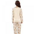 thumbnail image 3 of Pyjama d'Automne et d'Hiver pour Femmes à Manches Longues avec Imprimé de Dessins Animés, Ensemble de Vêtements de Nuit Amples et Doux, 3 of 10