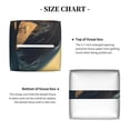 thumbnail image 5 of Gukieu Sunset Ocean Whale Print Leather Tissue Box, PVC Waterproof Velcro Opening and Closing Square Tissue Box Holder, Suitable for Home and Office Decoration, 5 of 7