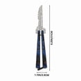 thumbnail image 3 of 1pc Blunt Balisong Safe Portable Novel Durable Training Tool Practice Training Cutter, 3 of 3