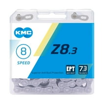 KMC Z8.3 EPT 8 Speed Chain, Dark Silver, 114 Link