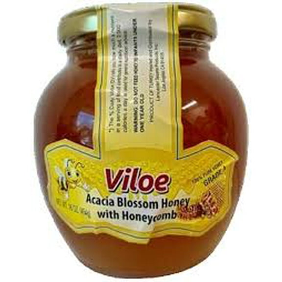 (Pack of 6) VILOE Honeycomb Acacia Blossom Honey 16 fl oz